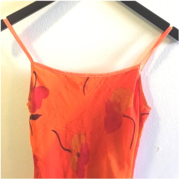 Dresses & Skirts - Beautiful Flowered Dress - Orange